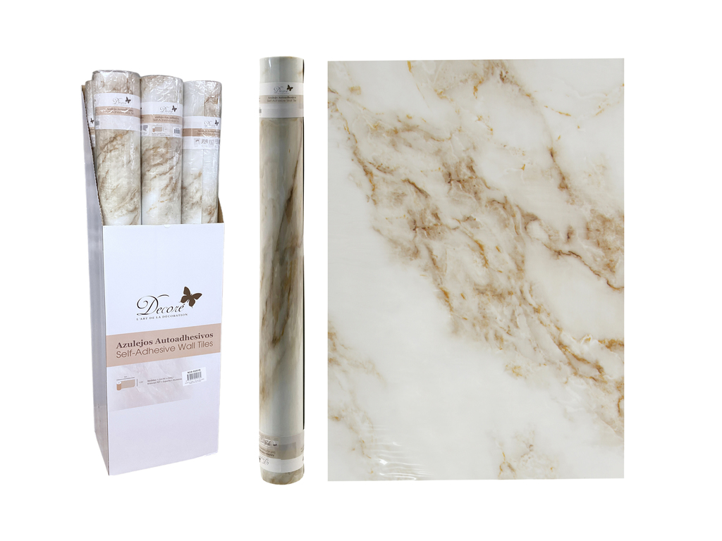 Papel Adhesivo Decorativo Mármol Beige