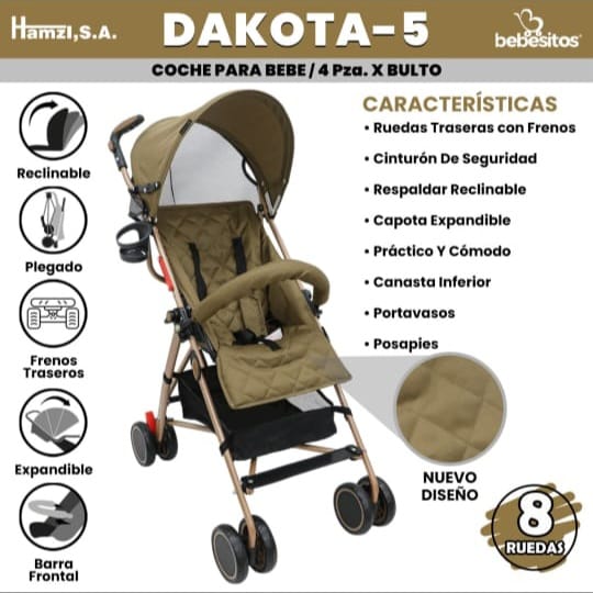 Coche para Bebe Dakota 5