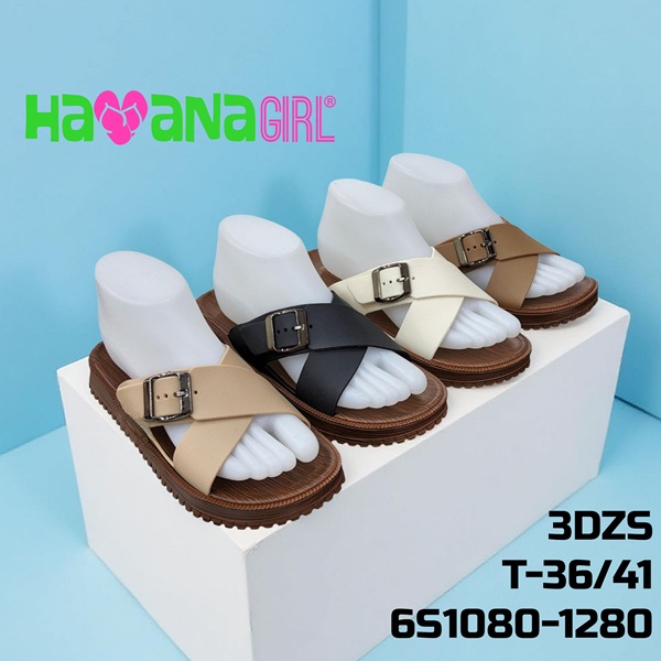 Sandalia Casual para Dama Cruzadas 