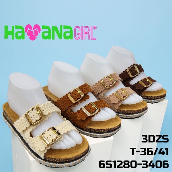 Sandalia Casual para Dama Cintas Caladas