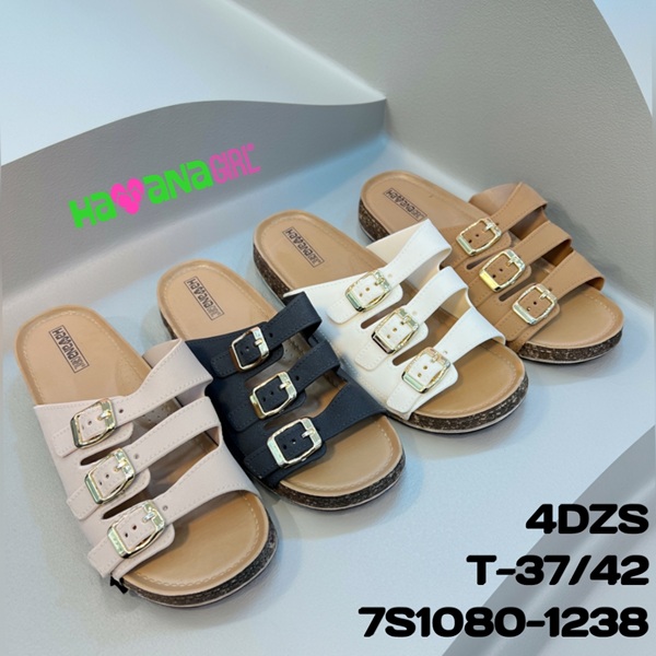 Sandalia Casual para Dama de Tres Correas