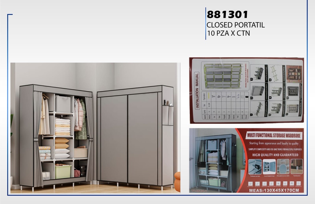 Armario Portátil Deluxe