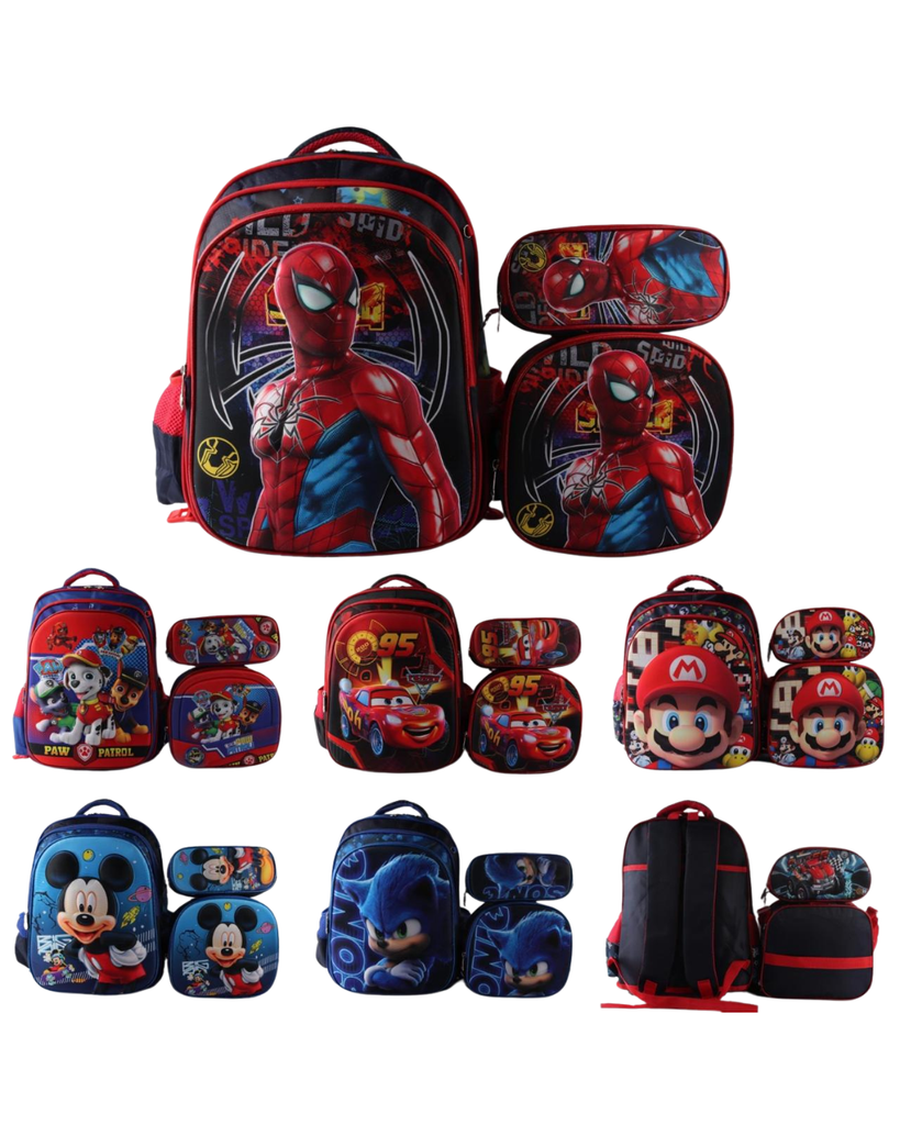 Conjunto Escolar Infantil de 3 Piezas
