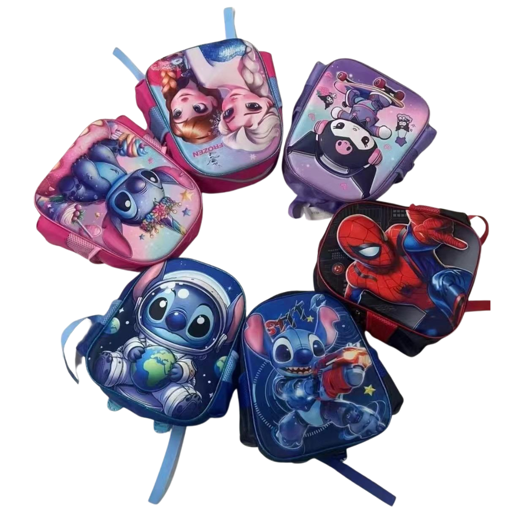 Mochila Infantil 3D Personajes Disney