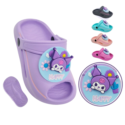 [BOX8984] Sandalias Infantiles Kuromi Happy