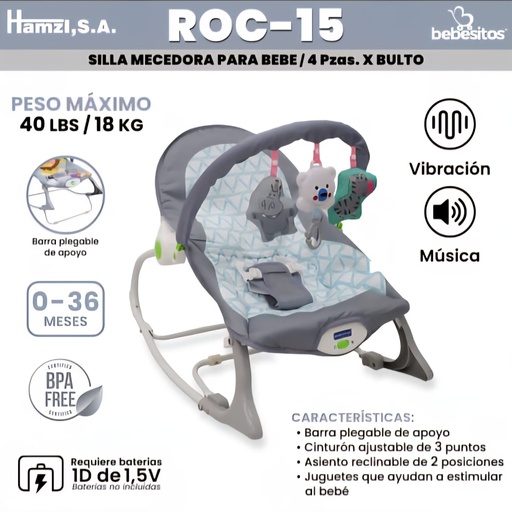 [ROC-15] Silla Mecedora para Bebe