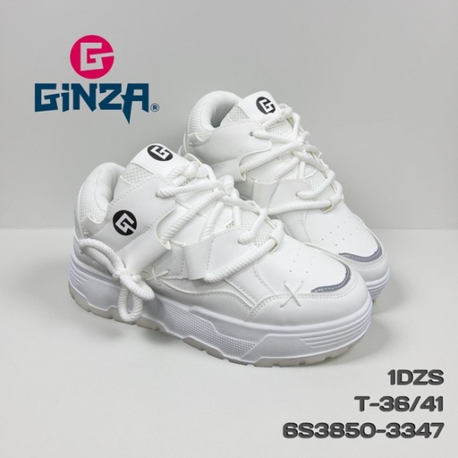 [6S3850-3347] Zapatilla para Dama Ginza Cordón Grueso