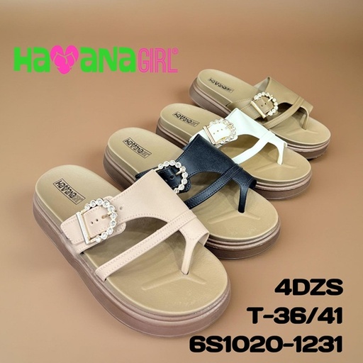 [6S1020-1231] Sandalia Casual para Dama Metededo
