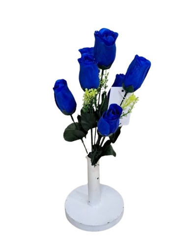[6725-SC235-A] Ramo de 7 Flores Azul 💙