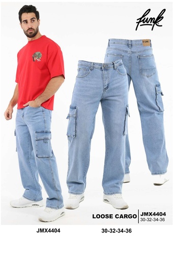 [JMX4406] Pantalón Cargo de Hombre tallas 30-36