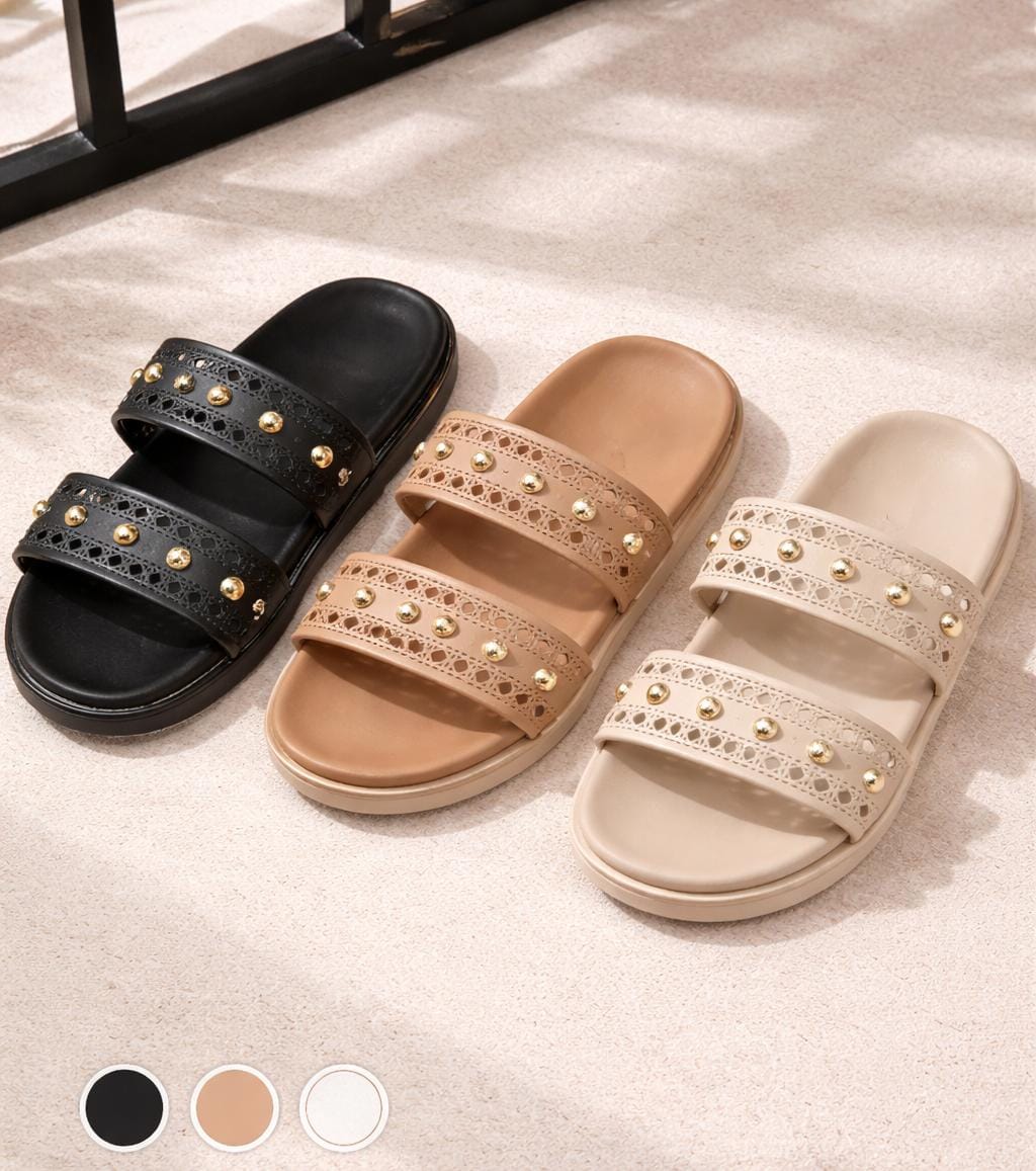 Sandalias Chic con Tachas 