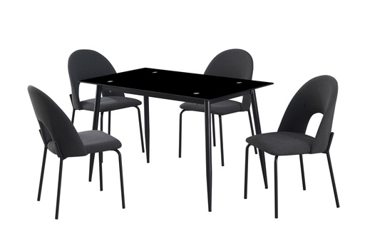 [850-SV59NG] Juego de Comedor de 5 Piezas