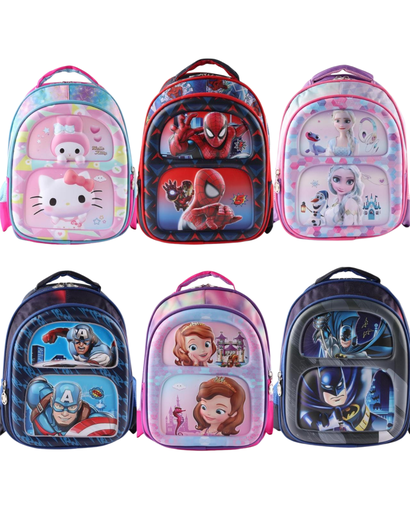 [G-349] Mochila Escolar Diseño Infantil